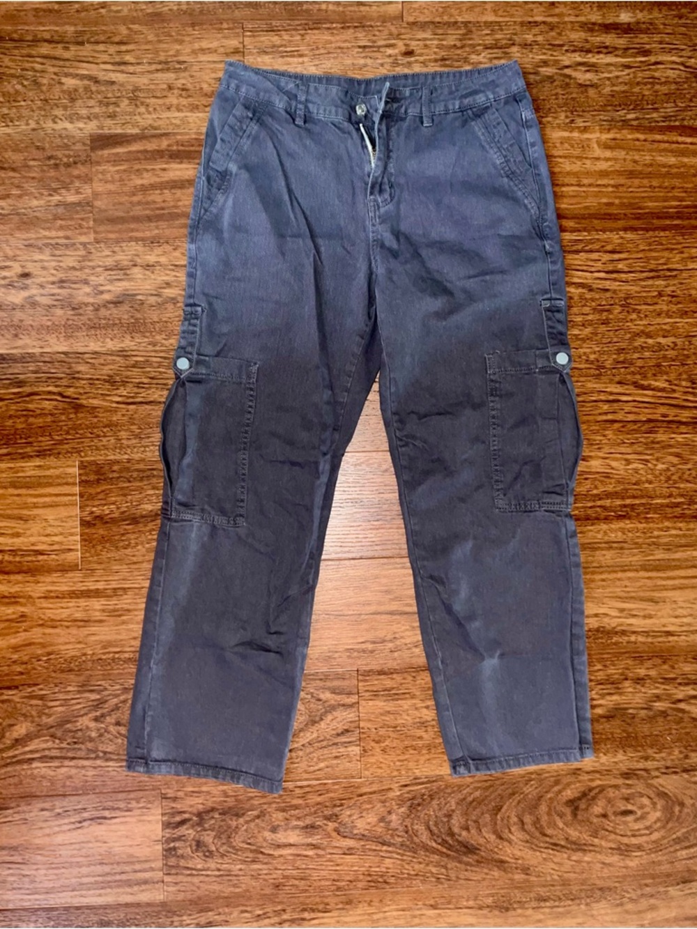 Men's Black Cargo Pants - Casual Utility Style